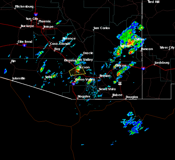 Interactive Hail Maps Hail Map for Tucson, AZ