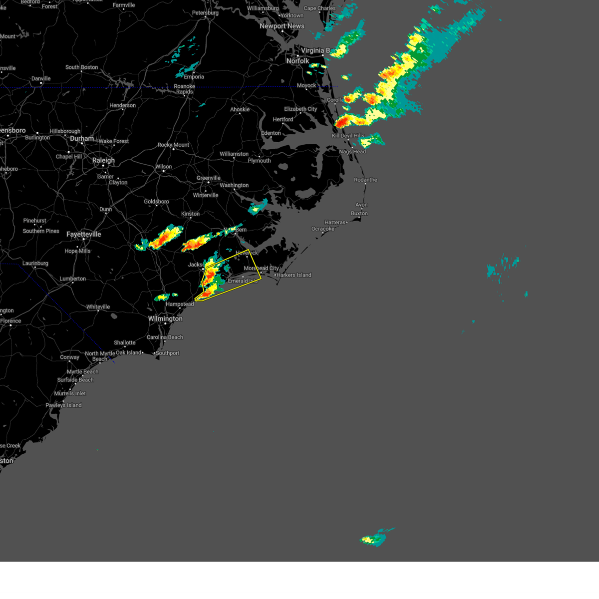 Interactive Hail Maps Hail Map for Holly Ridge, NC