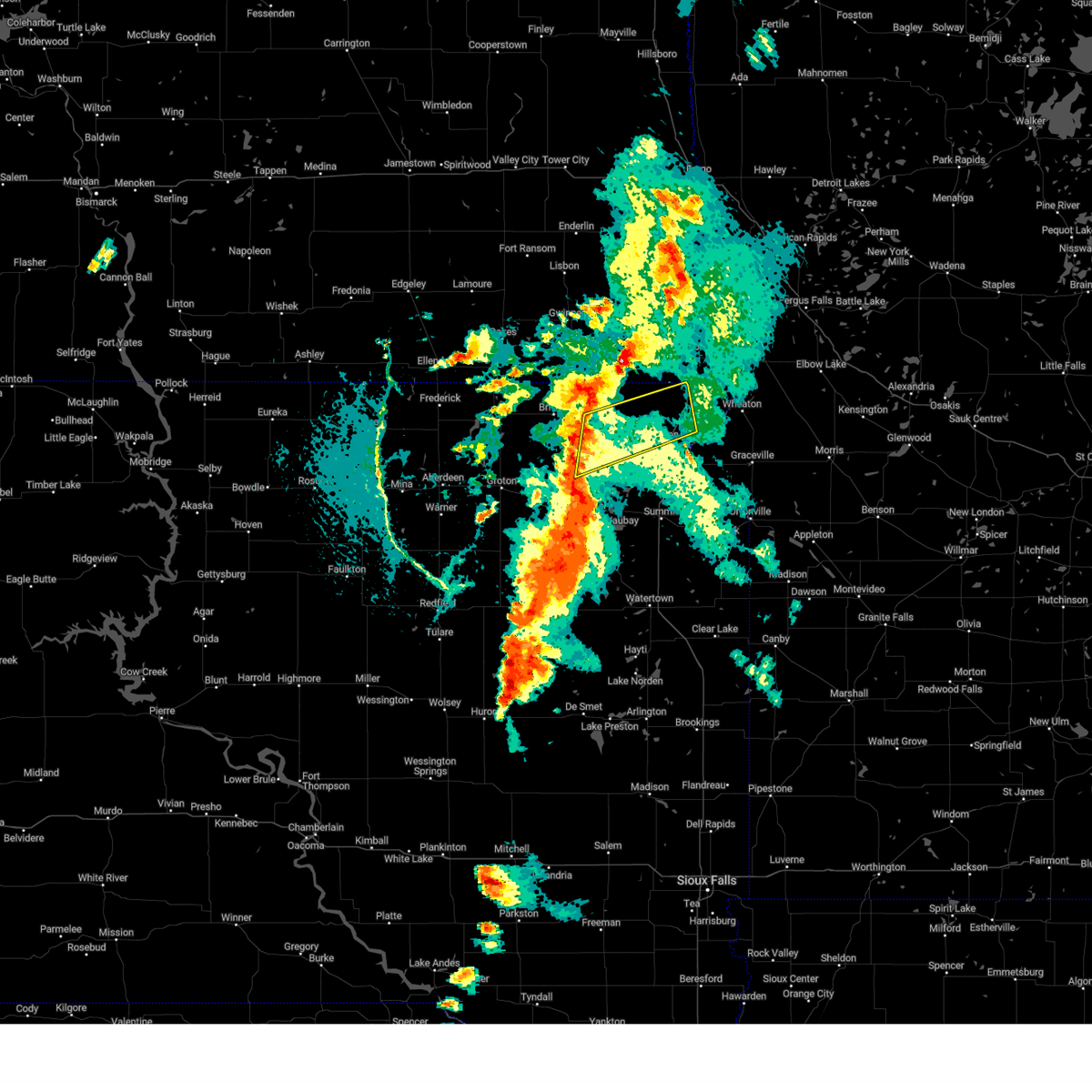 Interactive Hail Maps Hail Map for Eden, SD