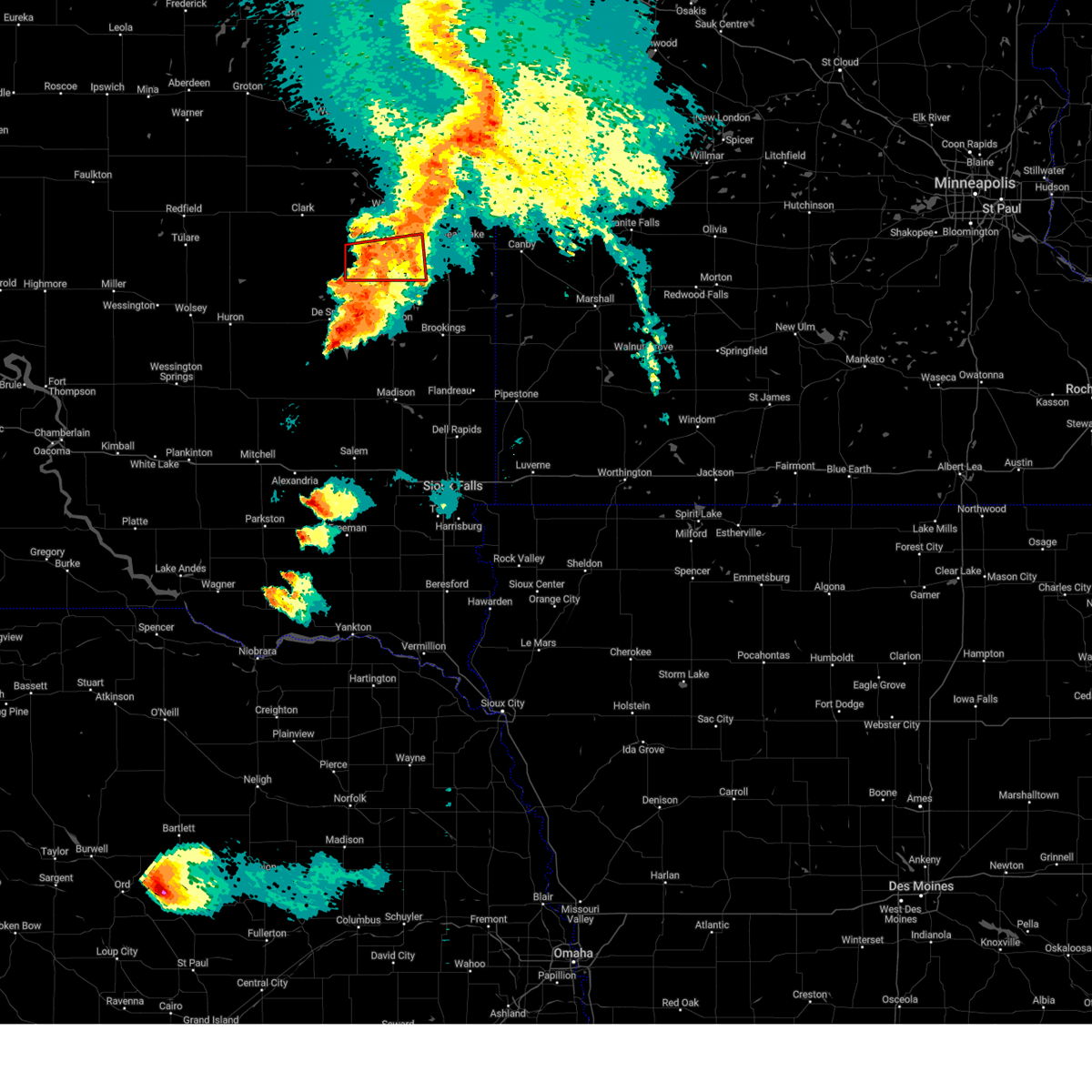 Interactive Hail Maps Hail Map for Lake Norden, SD