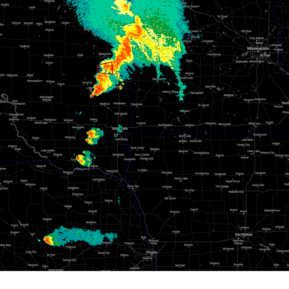 Interactive Hail Maps Hail Map for Castlewood, SD