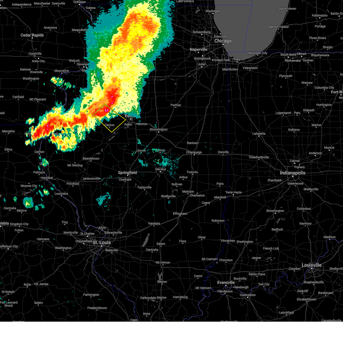 Interactive Hail Maps Hail Map for Gilson, IL