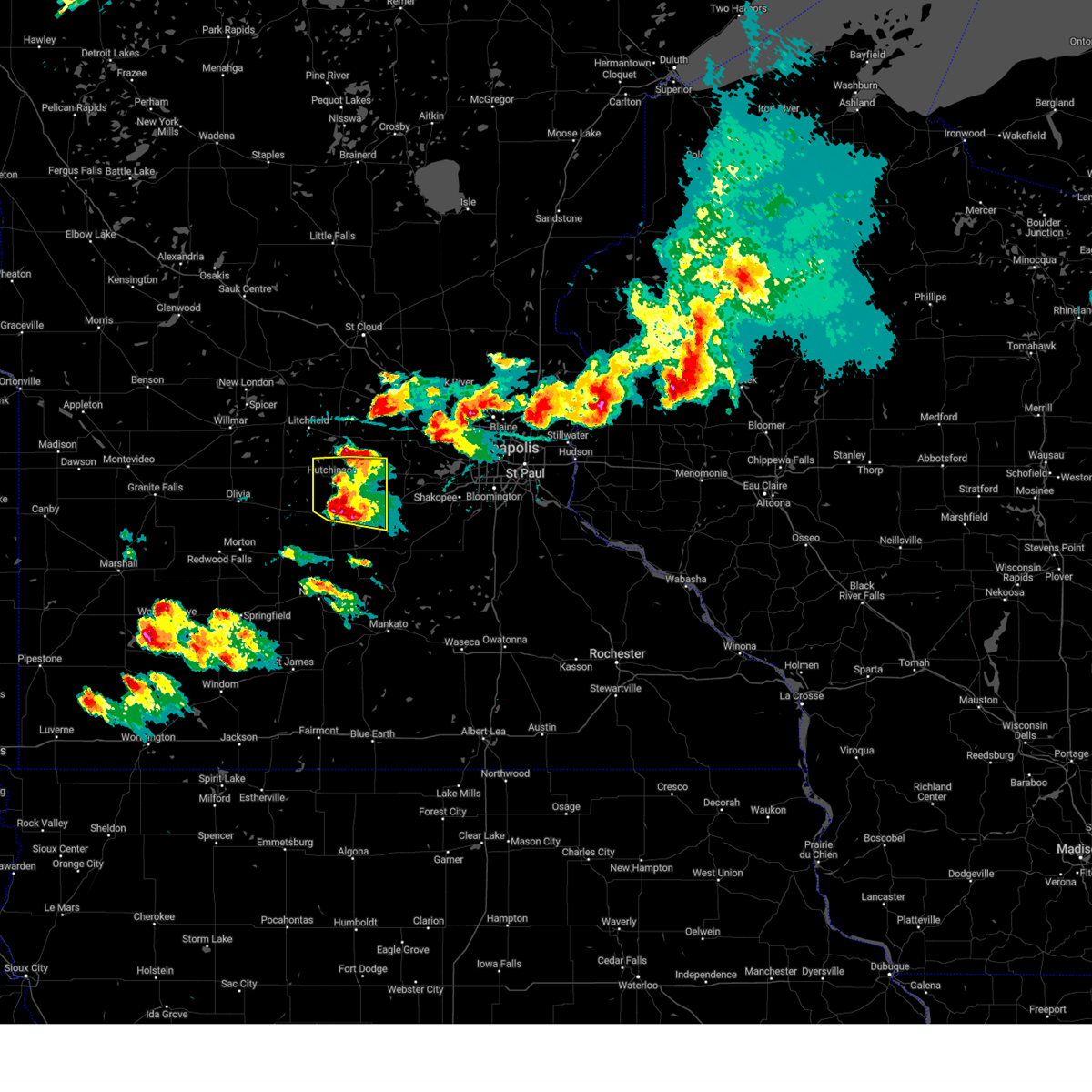 Interactive Hail Maps Hail Map for Lester Prairie, MN