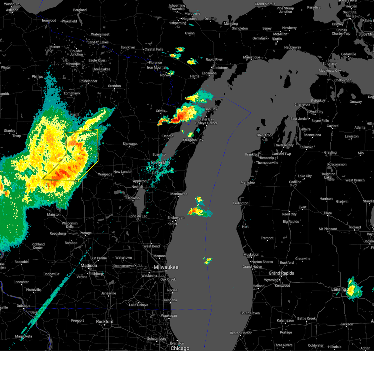 Interactive Hail Maps Hail Map for Port Edwards, WI