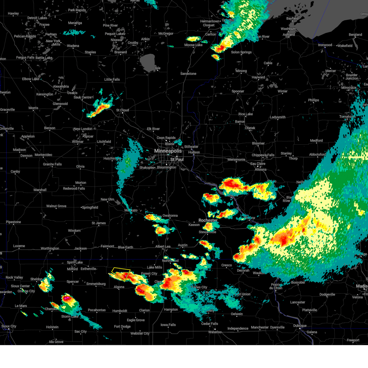 Interactive Hail Maps Hail Map for Bancroft, IA