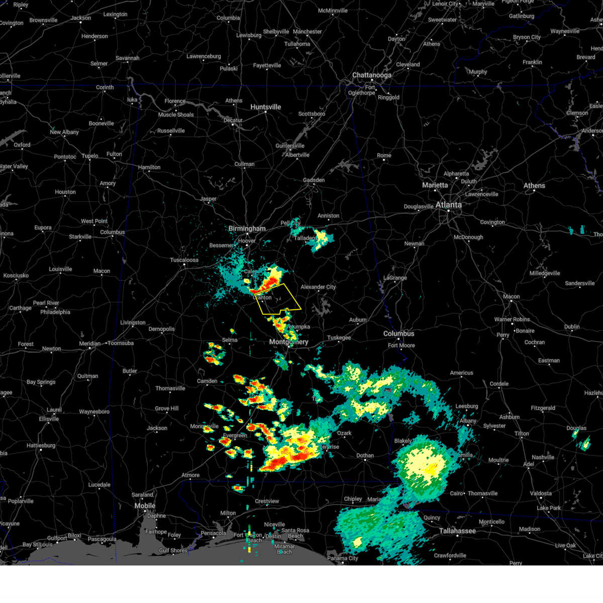 Interactive Hail Maps Hail Map for Thorsby, AL