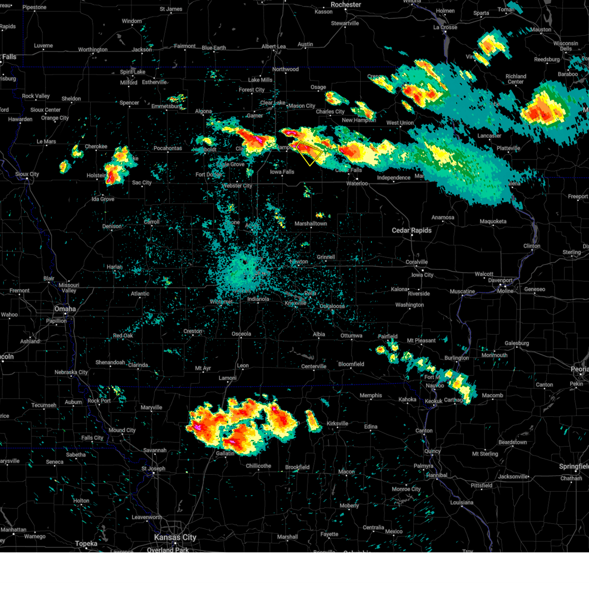 Interactive Hail Maps Hail Map for Allison, IA