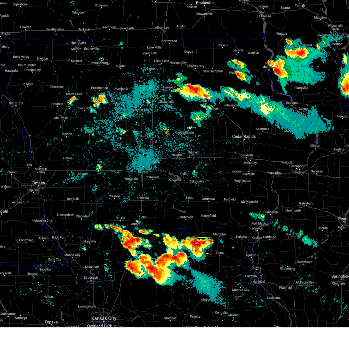 Interactive Hail Maps Hail Map for Worthington, MO