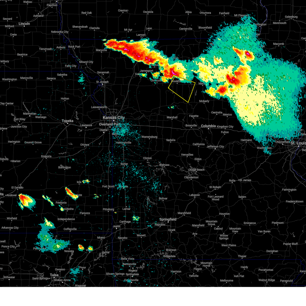 Interactive Hail Maps Hail Map for New Cambria, MO