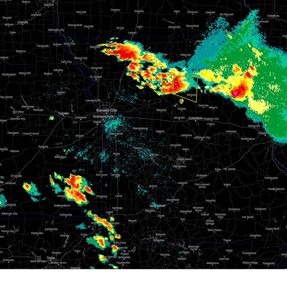 Interactive Hail Maps Hail Map for New Cambria, MO