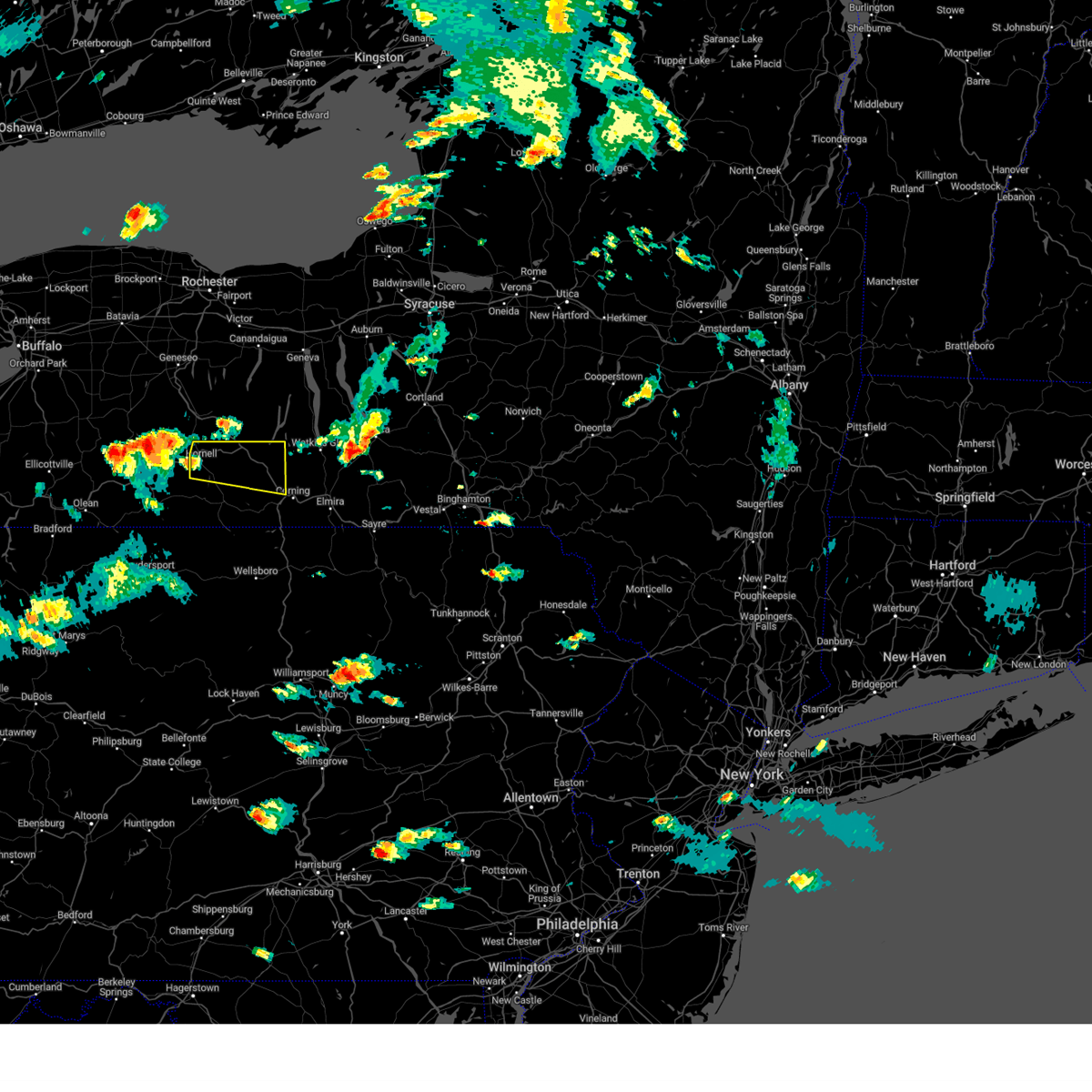 Interactive Hail Maps Hail Map for Hammondsport, NY