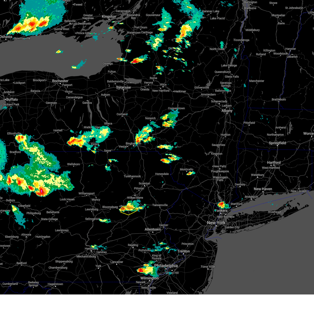 Interactive Hail Maps Hail Map for Conyngham, PA