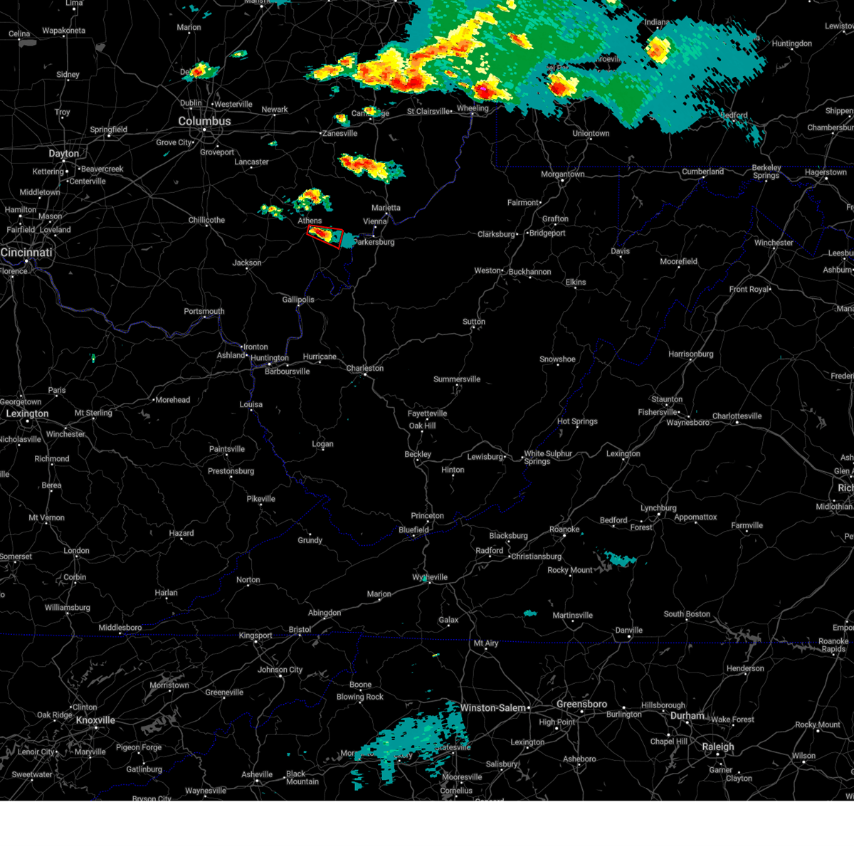 Interactive Hail Maps Hail Map for Athens, OH