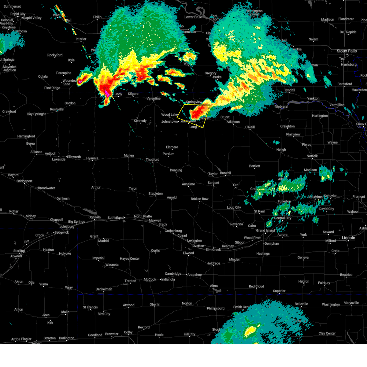 Interactive Hail Maps Hail Map for Bassett, NE