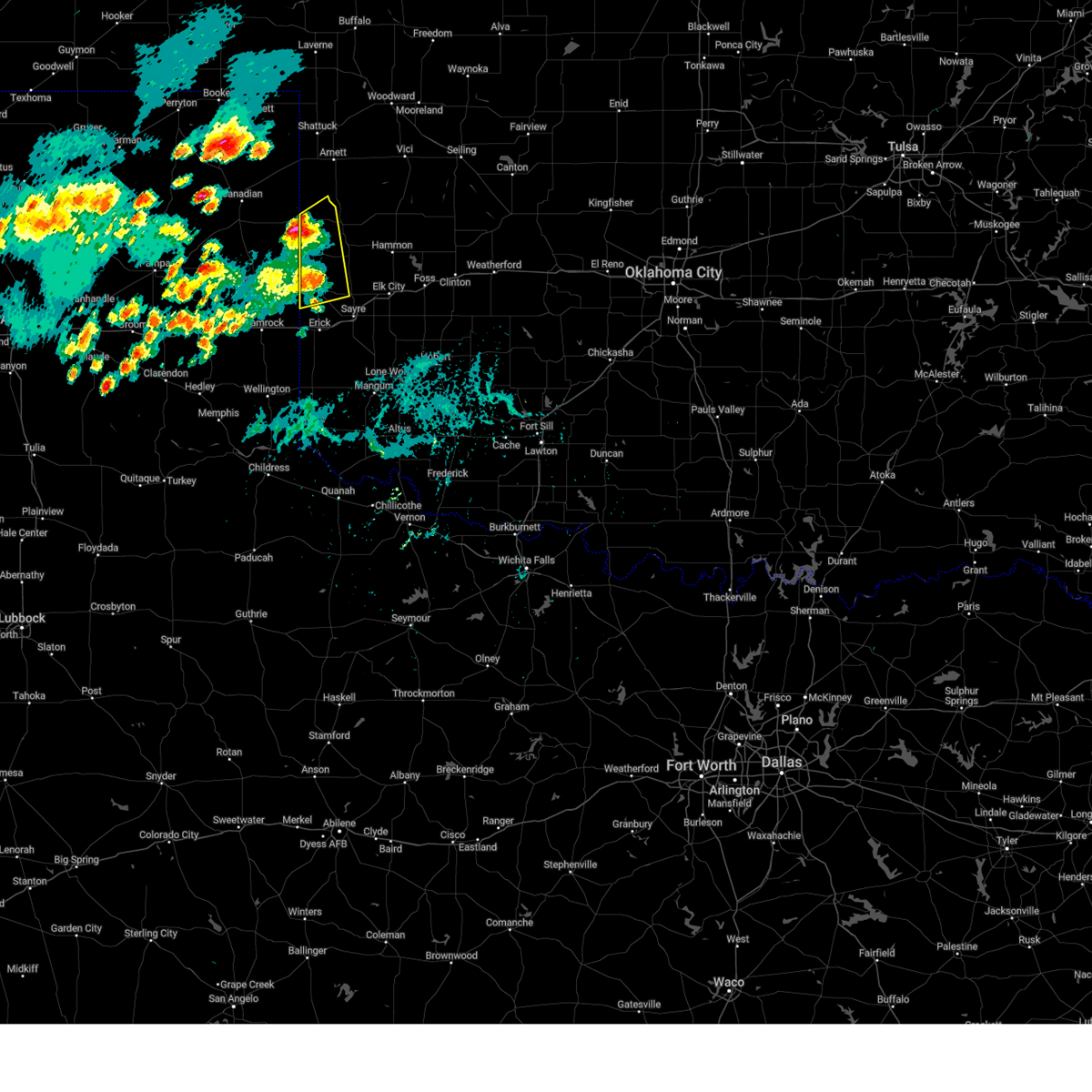 Interactive Hail Maps Hail Map for Reydon, OK