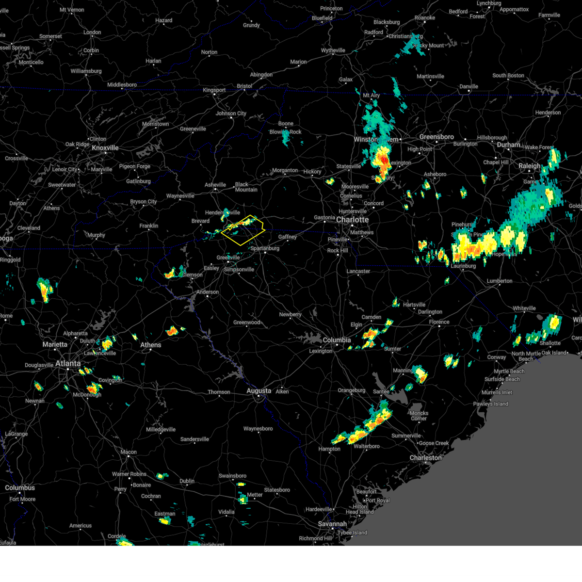 Interactive Hail Maps Hail Map for Campobello, SC