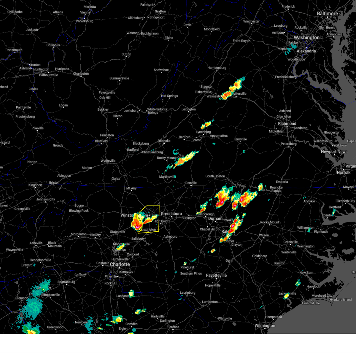 Interactive Hail Maps Hail Map for Lewisville, NC