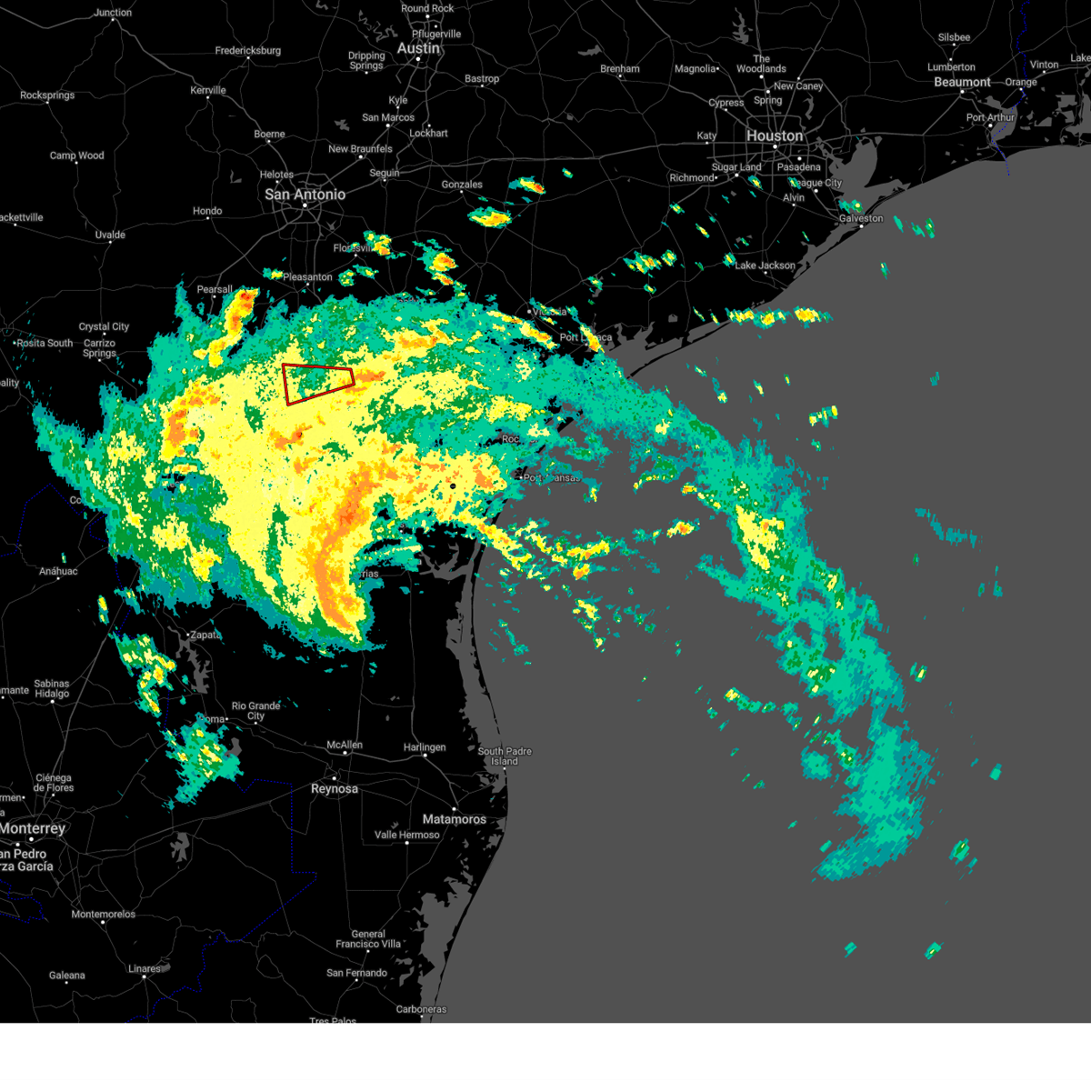 Interactive Hail Maps Hail Map for Tilden, TX