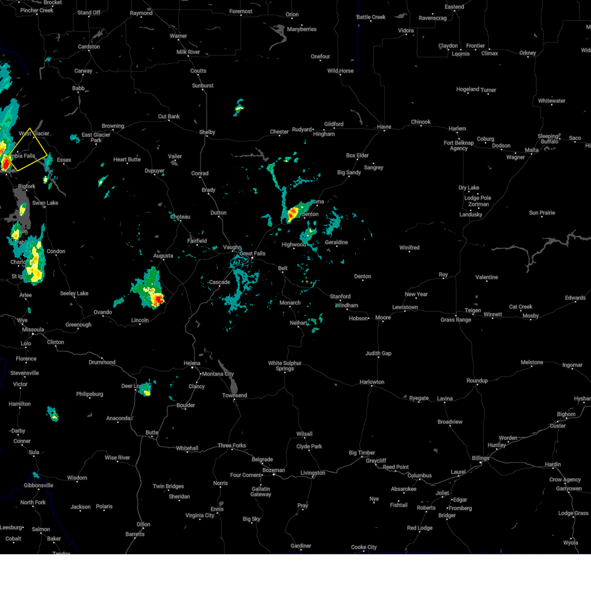 Interactive Hail Maps Hail Map for Coram, MT