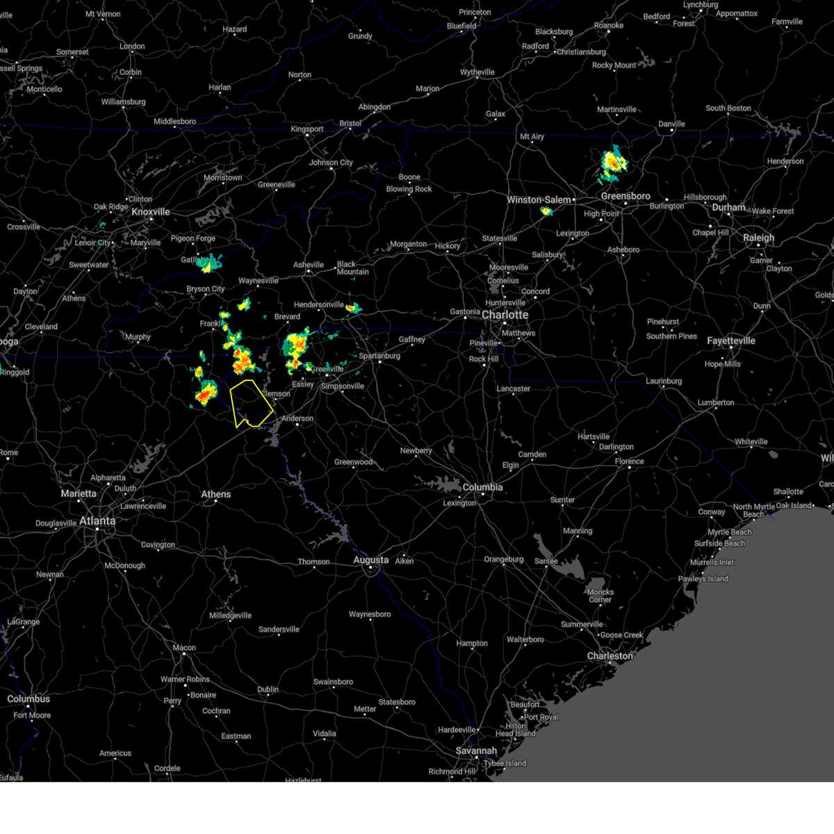 Interactive Hail Maps Hail Map for Westminster, SC