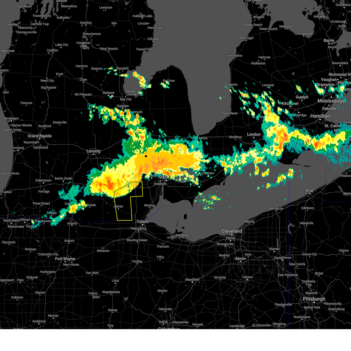 Interactive Hail Maps Hail Map for Ann Arbor, MI