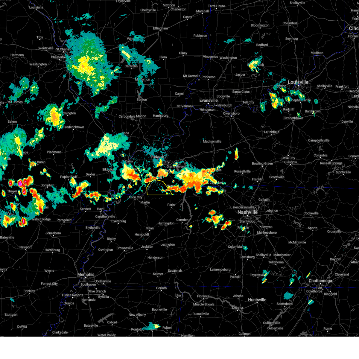 Interactive Hail Maps Hail Map for Hazel, KY
