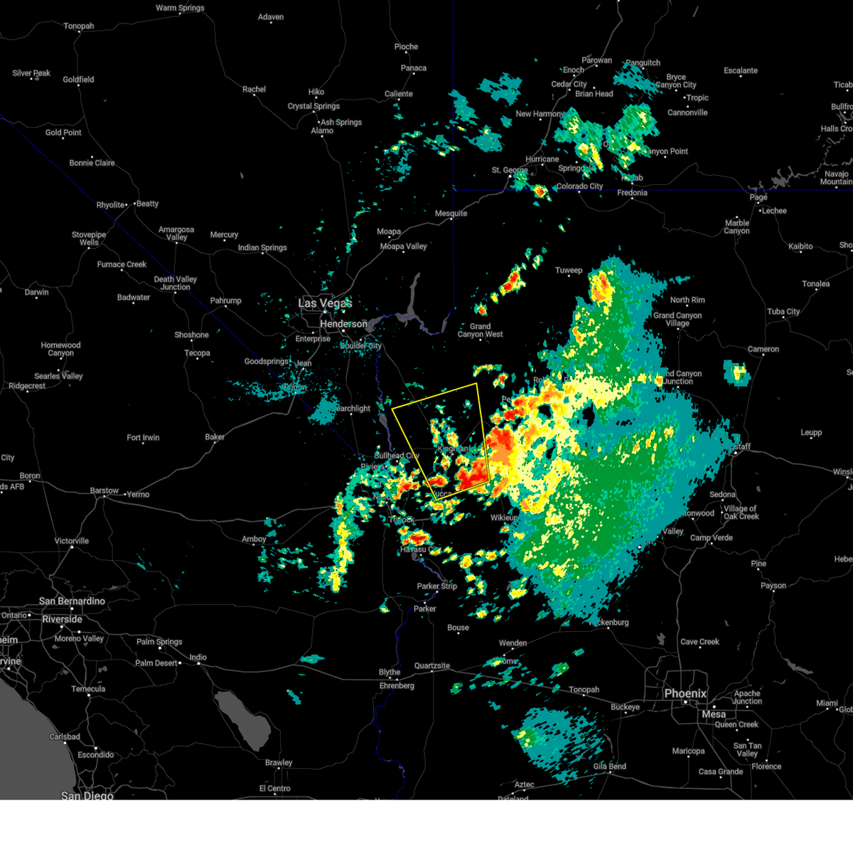 Interactive Hail Maps Hail Map for Yucca, AZ