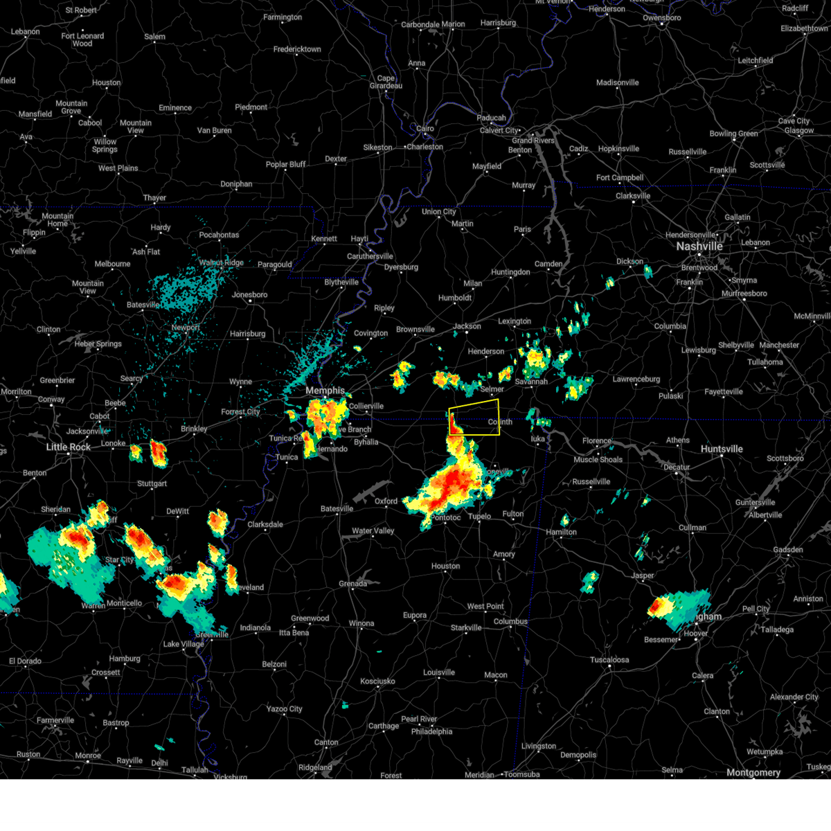Interactive Hail Maps Hail Map for Selmer, TN