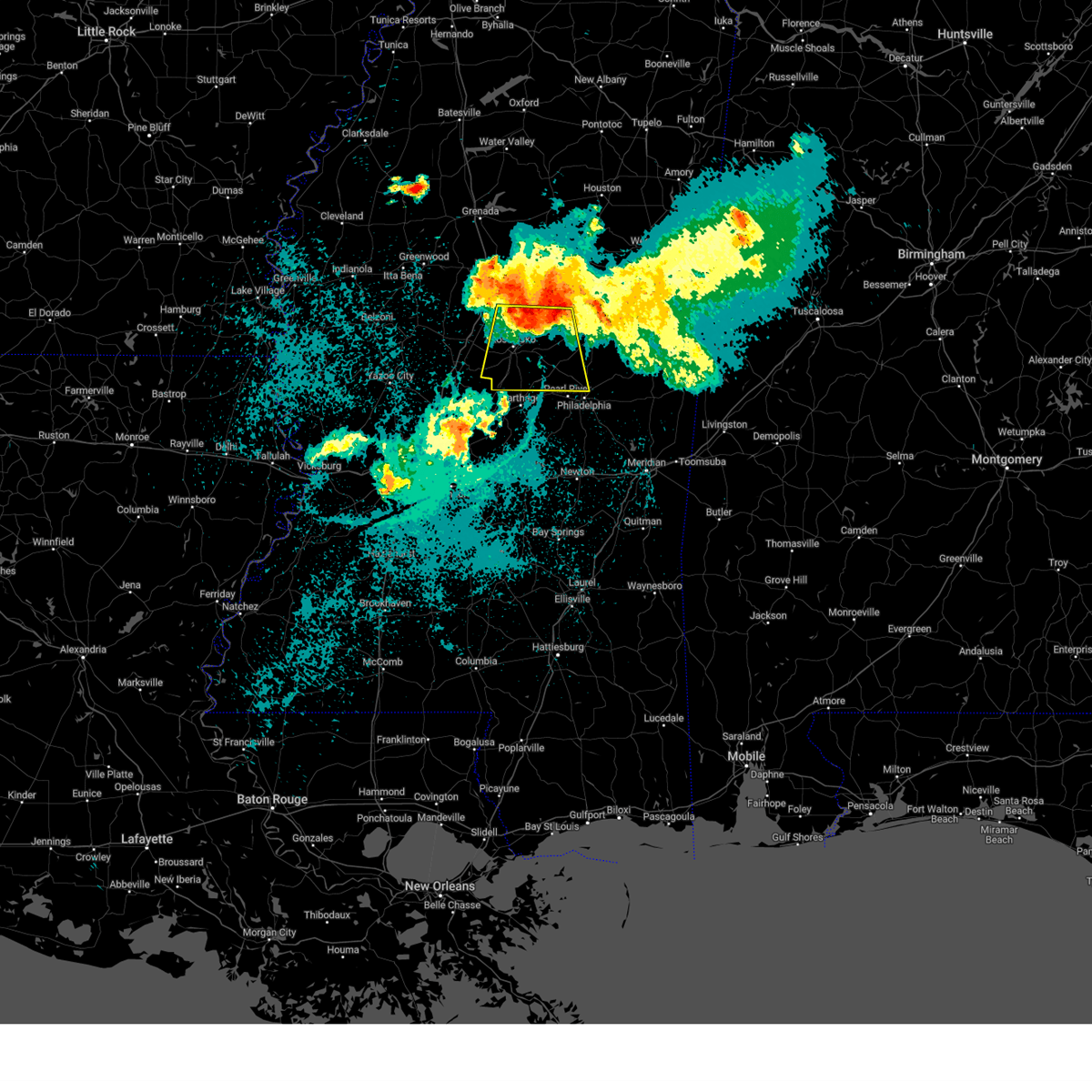 Interactive Hail Maps Hail Map for Weir, MS