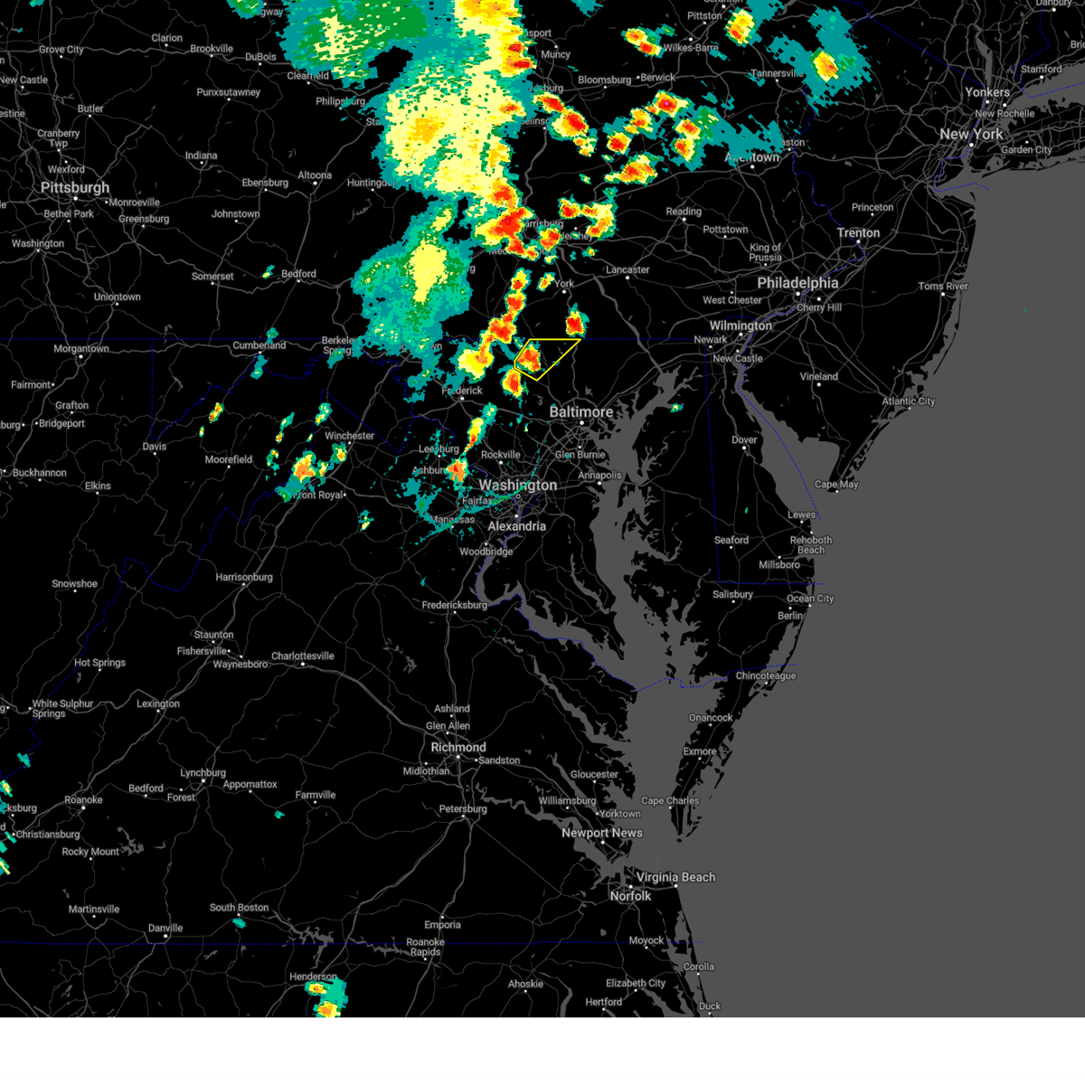 Interactive Hail Maps Hail Map for Westminster, MD