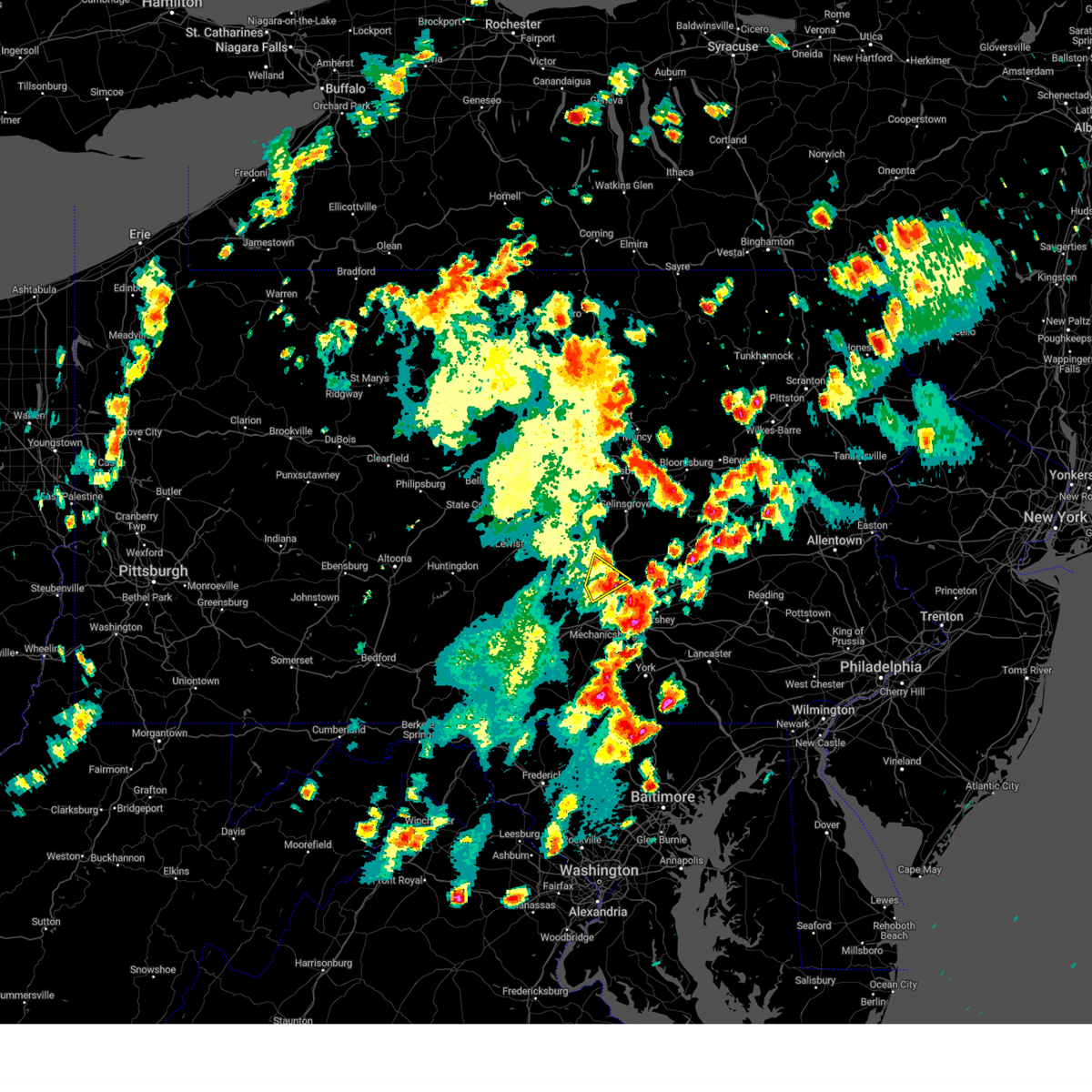 Interactive Hail Maps Hail Map for Halifax, PA