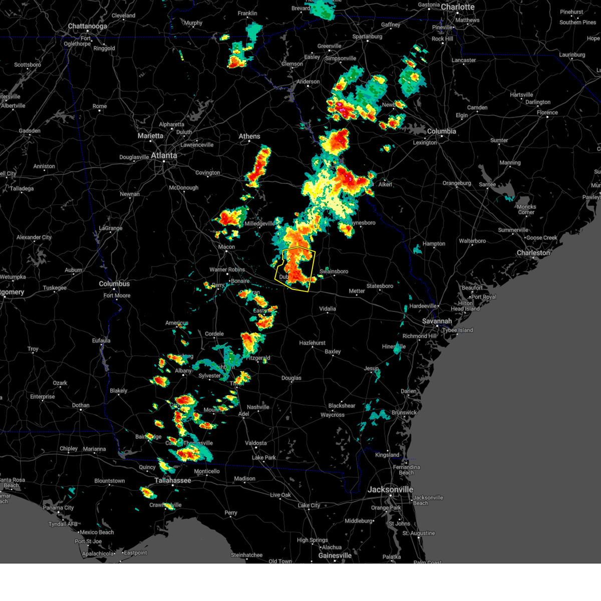 Interactive Hail Maps Hail Map for Oconee, GA