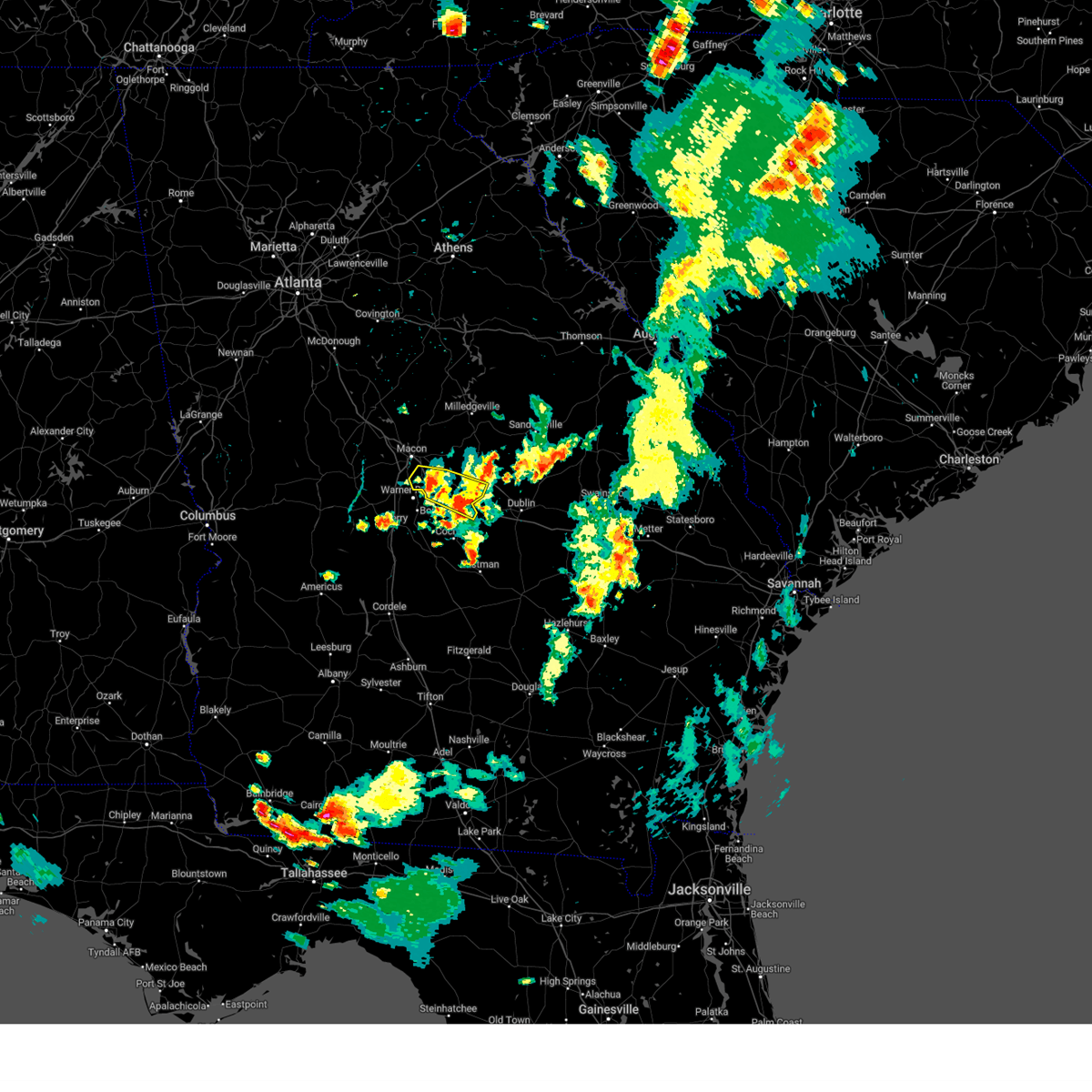 Interactive Hail Maps Hail Map for Macon, GA
