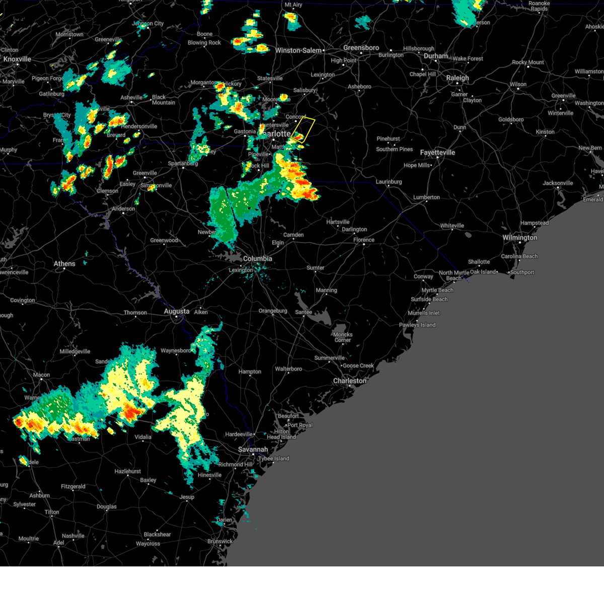 Interactive Hail Maps Hail Map for Concord, NC