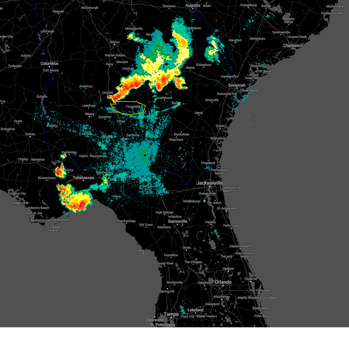 Interactive Hail Maps Hail Map for Rebecca, GA