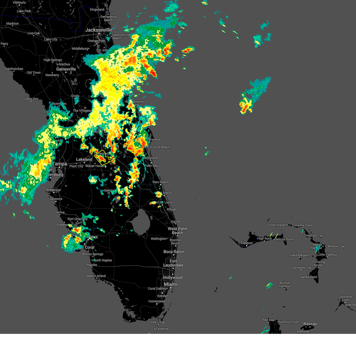 Interactive Hail Maps Hail Map for Davenport, FL