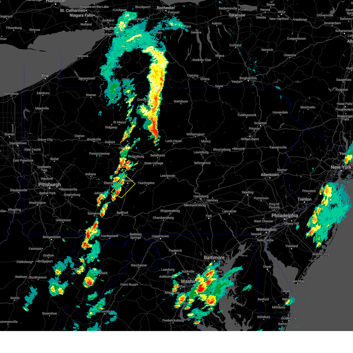 Interactive Hail Maps Hail Map for Lilly, PA