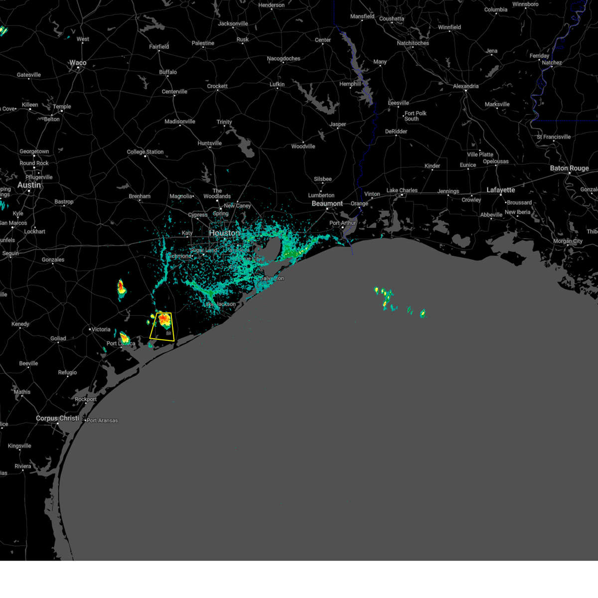 Interactive Hail Maps Hail Map for Blessing, TX