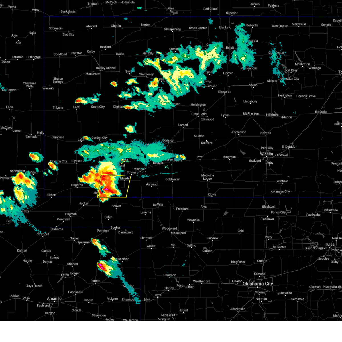 Interactive Hail Maps Hail Map for Liberal, KS
