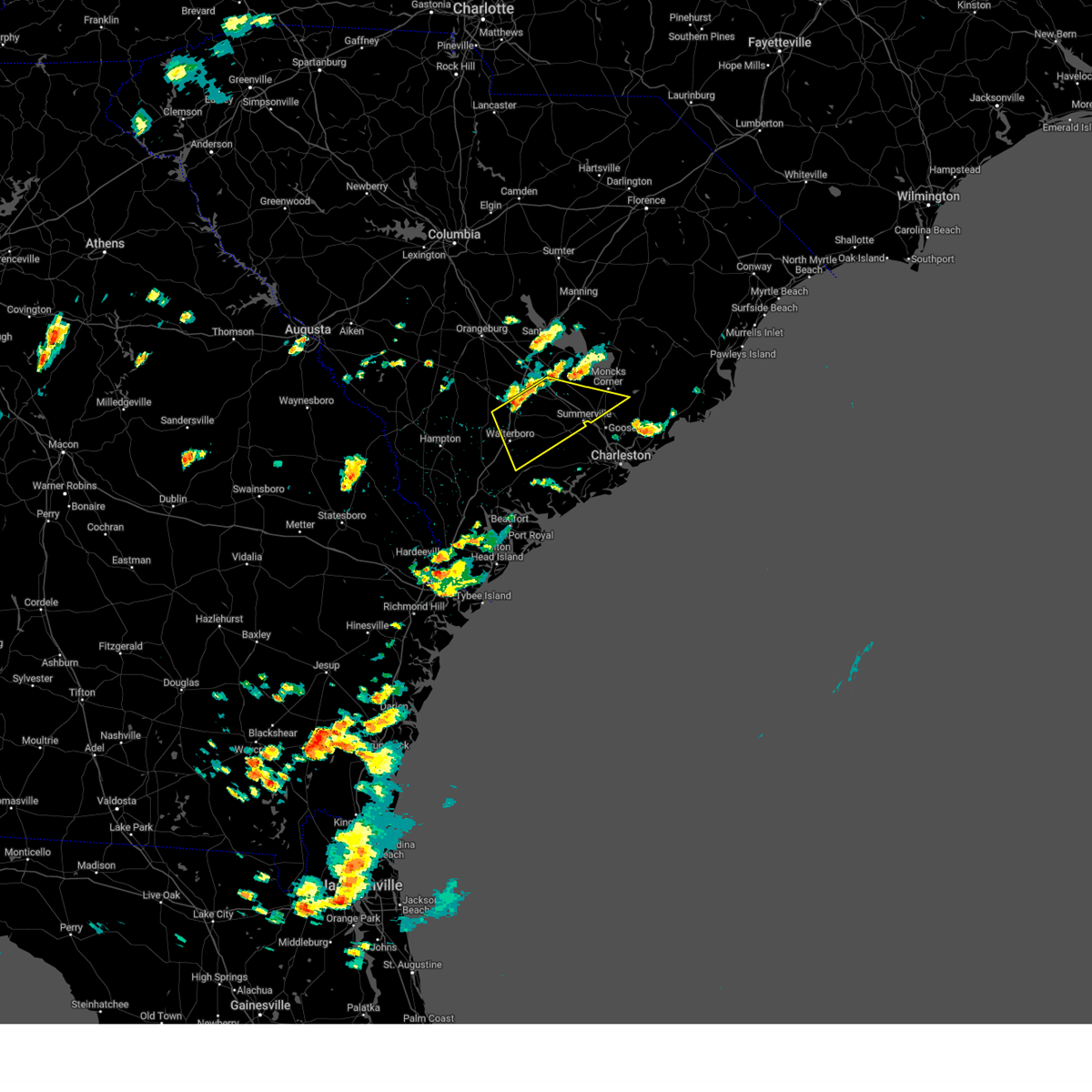 Interactive Hail Maps Hail Map for St. SC