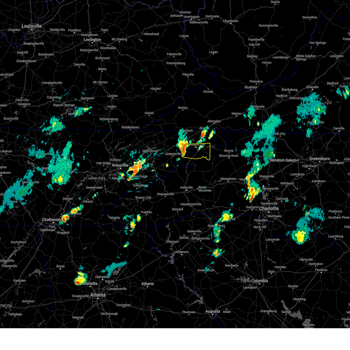 Interactive Hail Maps Hail Map for Erwin, TN
