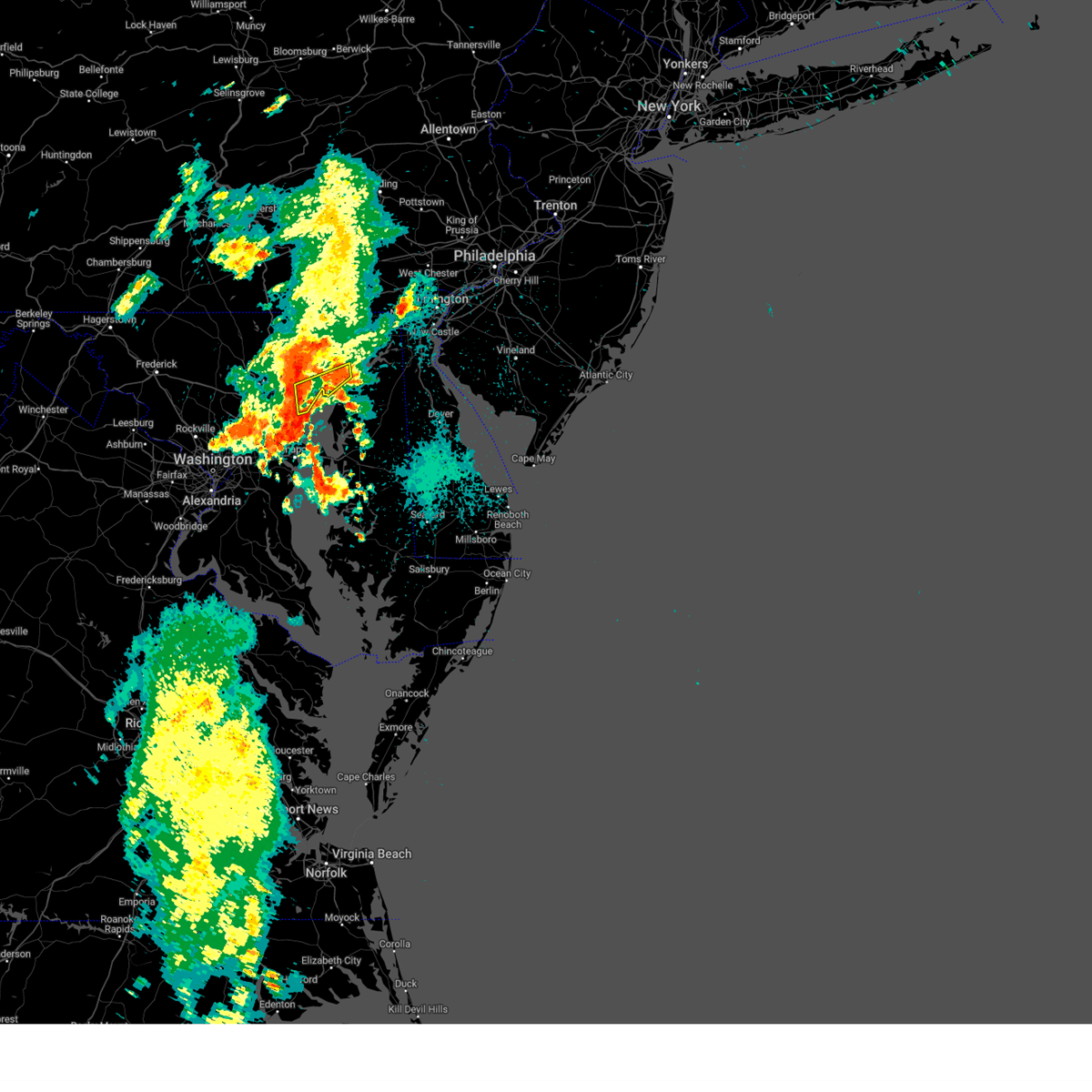 Interactive Hail Maps Hail Map for Rosedale, MD