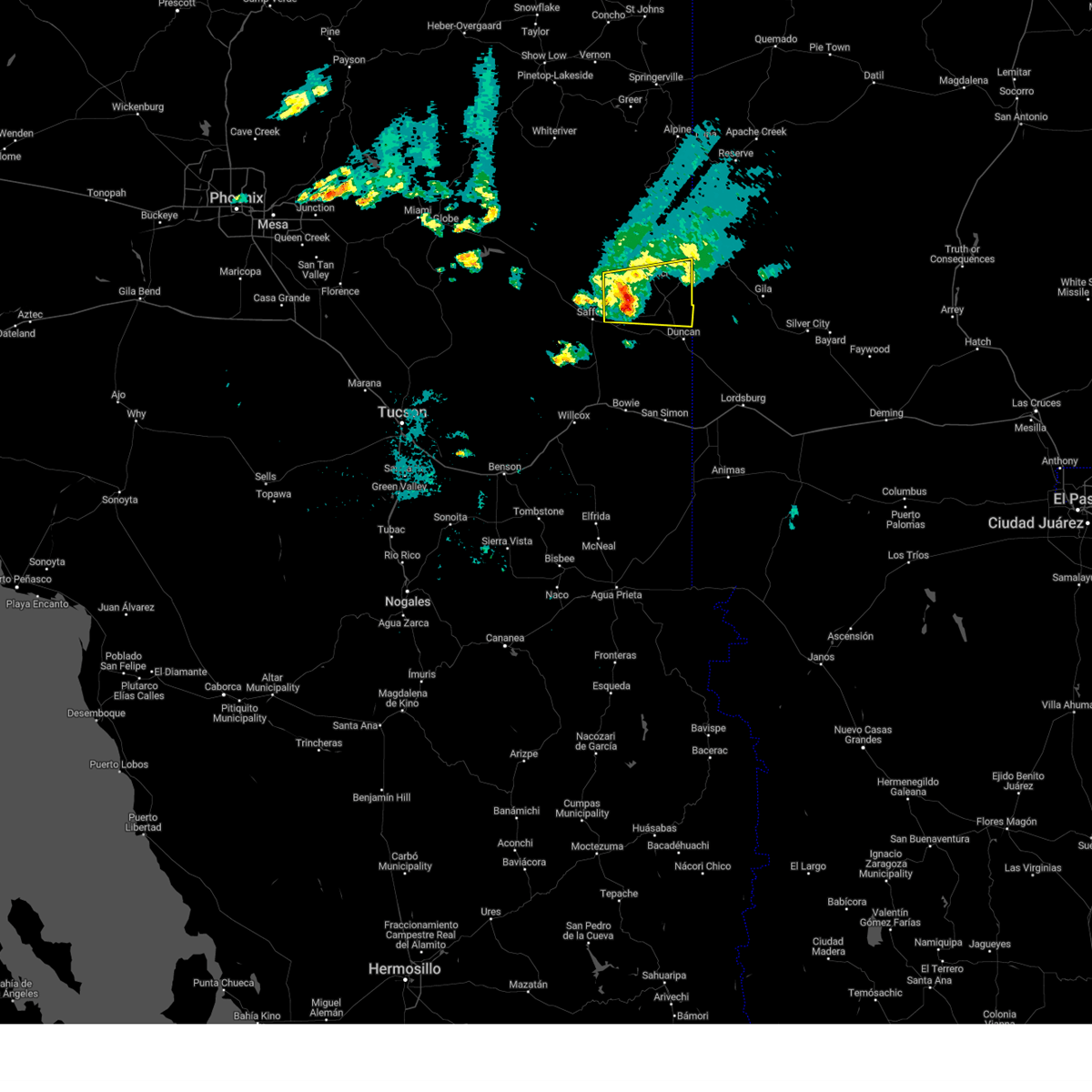 Interactive Hail Maps Hail Map for Morenci, AZ