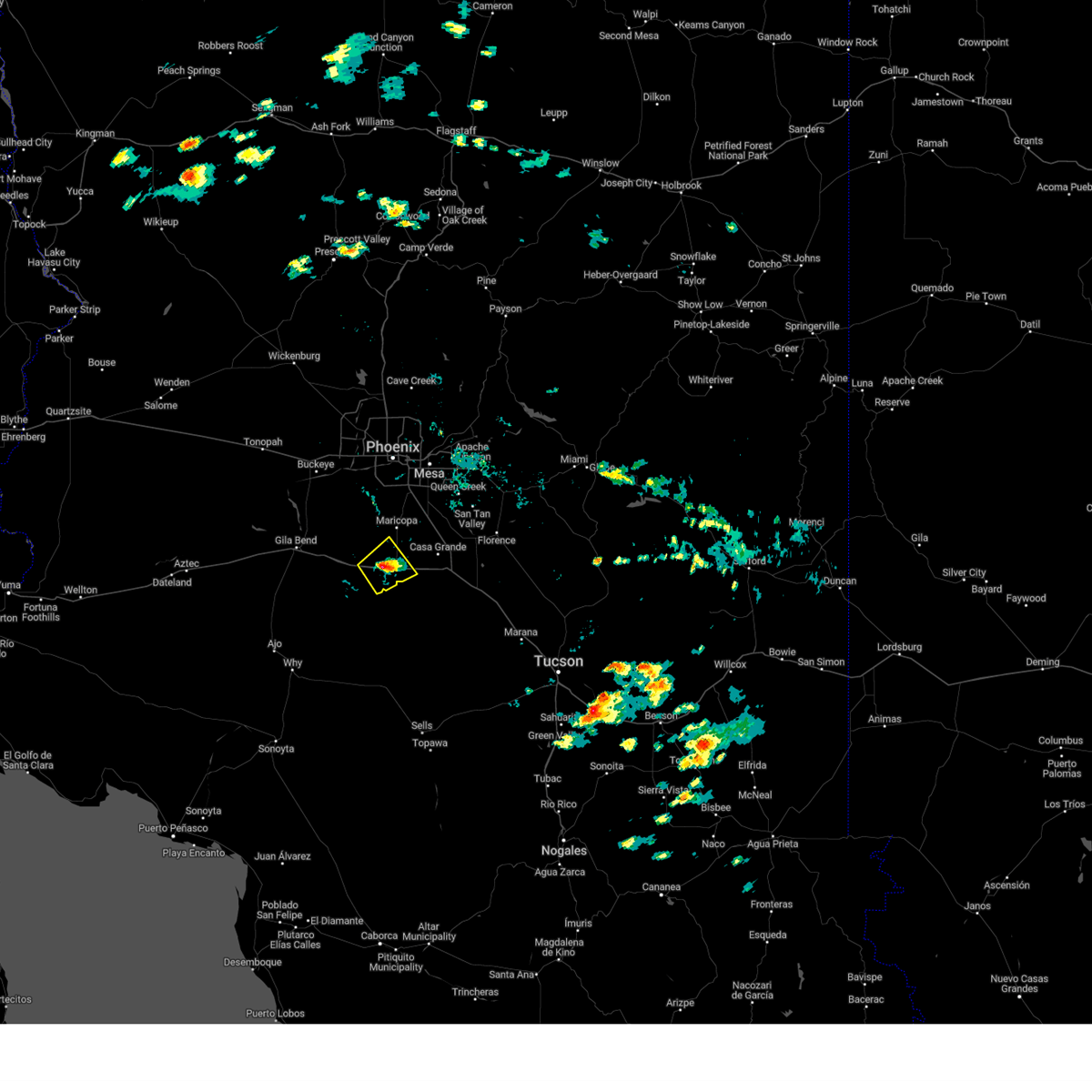 Interactive Hail Maps Hail Map for Stanfield, AZ