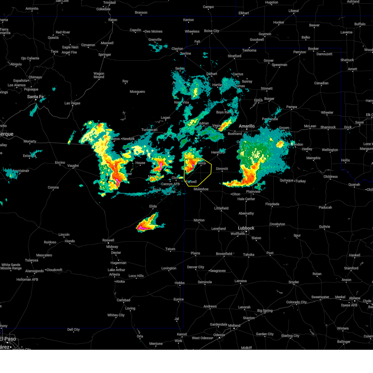 Interactive Hail Maps Hail Map for Bovina, TX