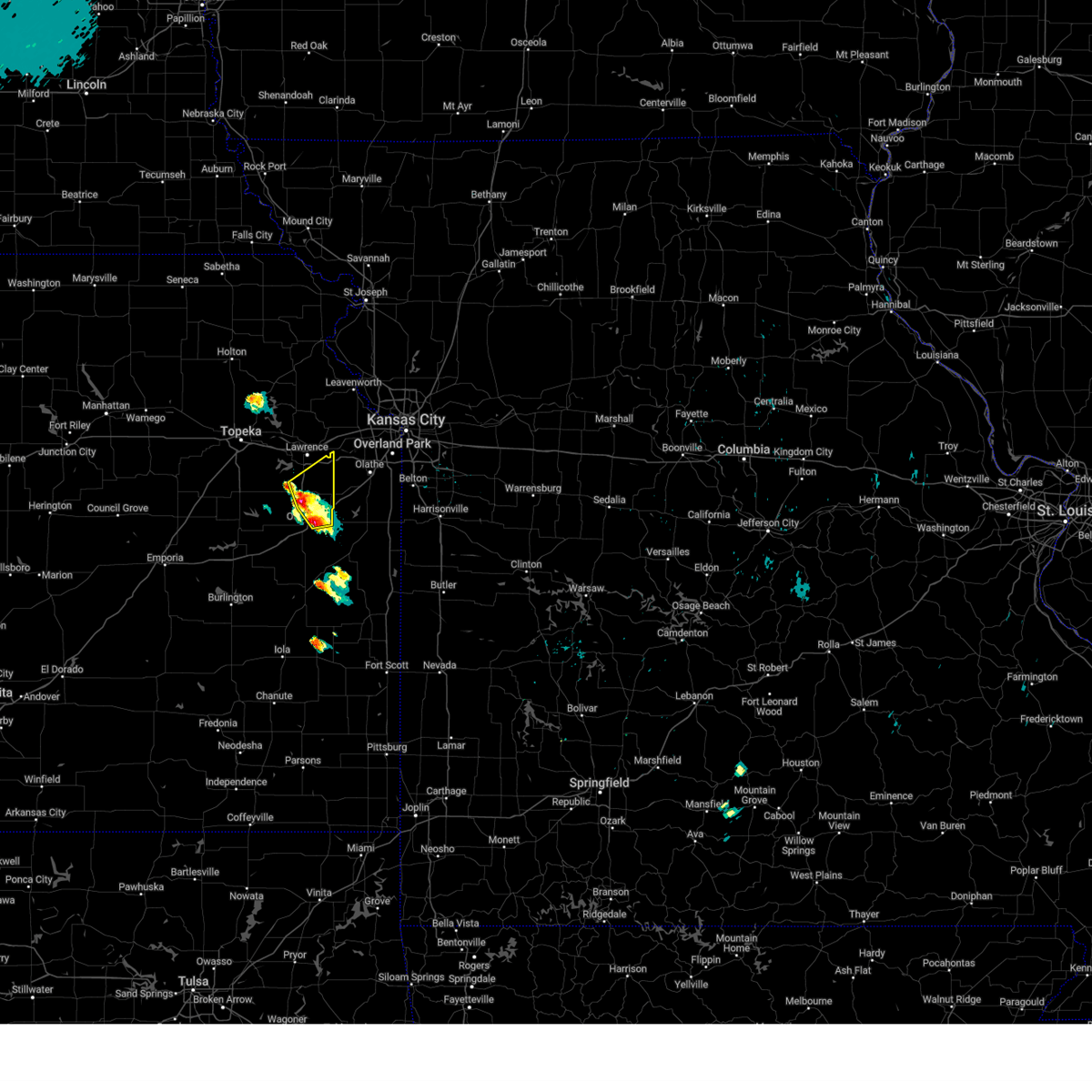 Interactive Hail Maps Hail Map for Eudora, KS