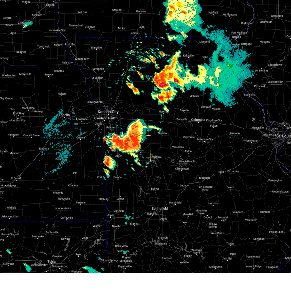Interactive Hail Maps Hail Map for Holden, MO