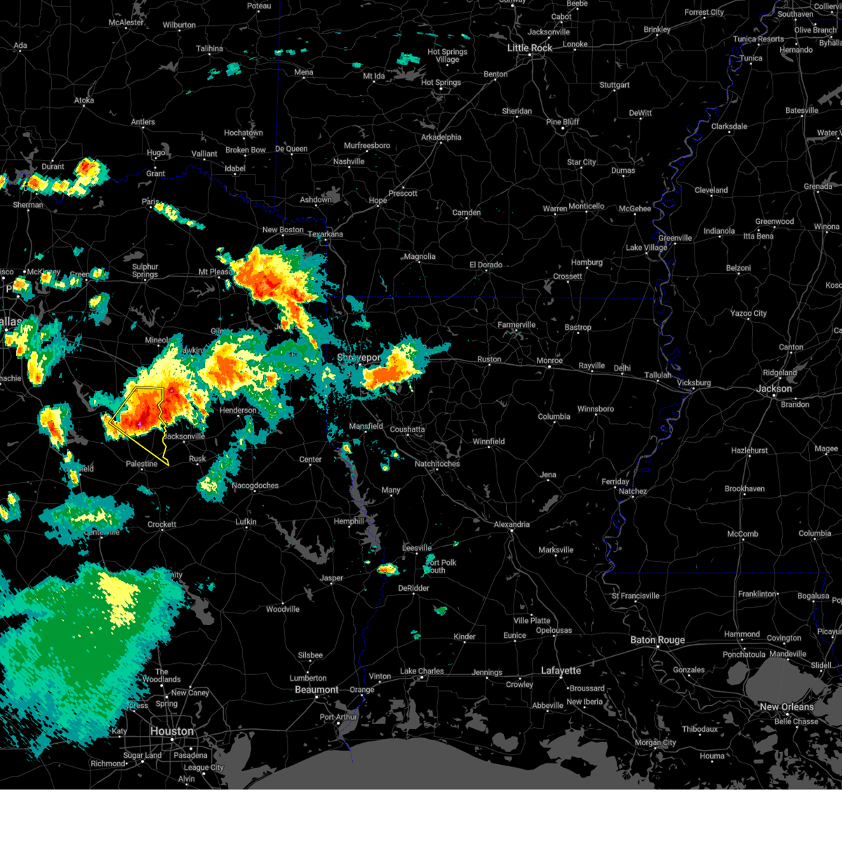 Interactive Hail Maps Hail Map for Frankston, TX