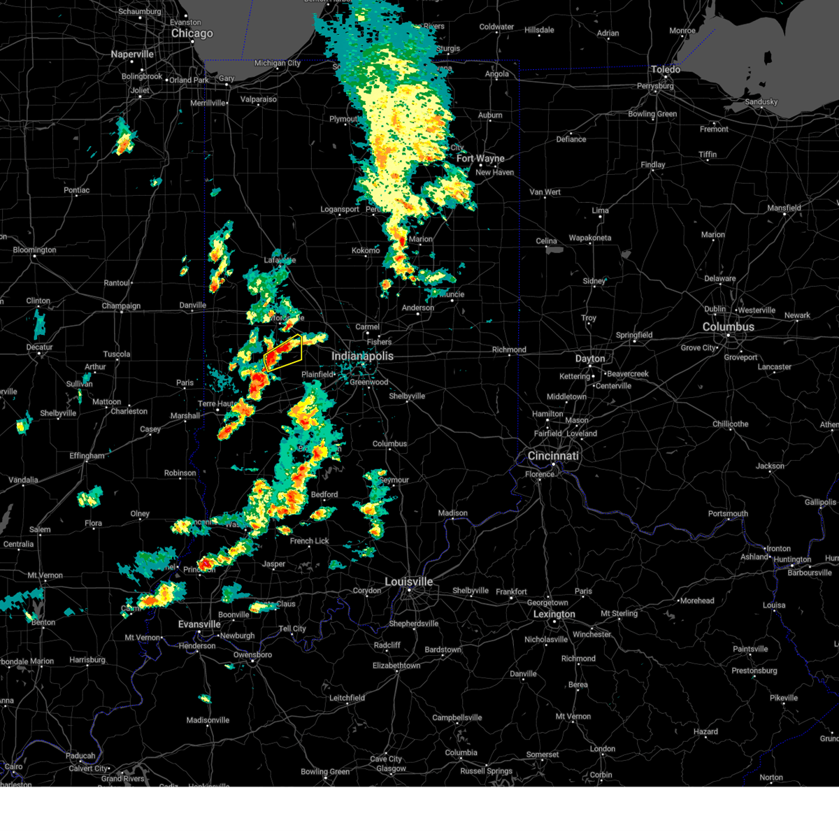 Interactive Hail Maps Hail Map for Roachdale, IN