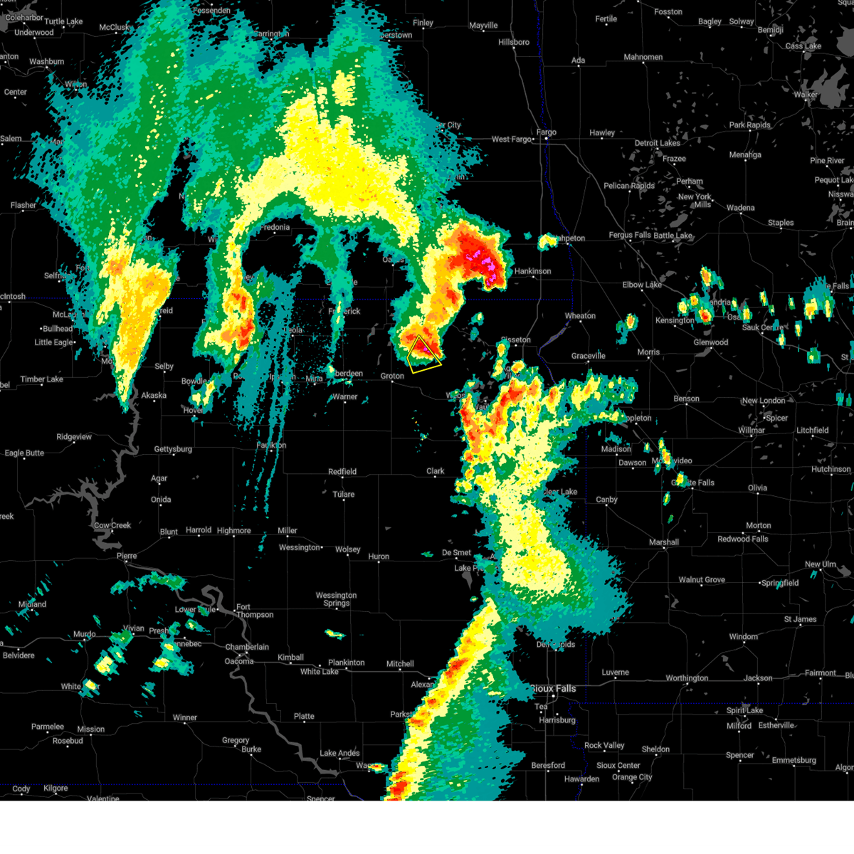 Interactive Hail Maps Hail Map for Langford, SD